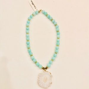 Amazonite Quartz Pendant Necklace